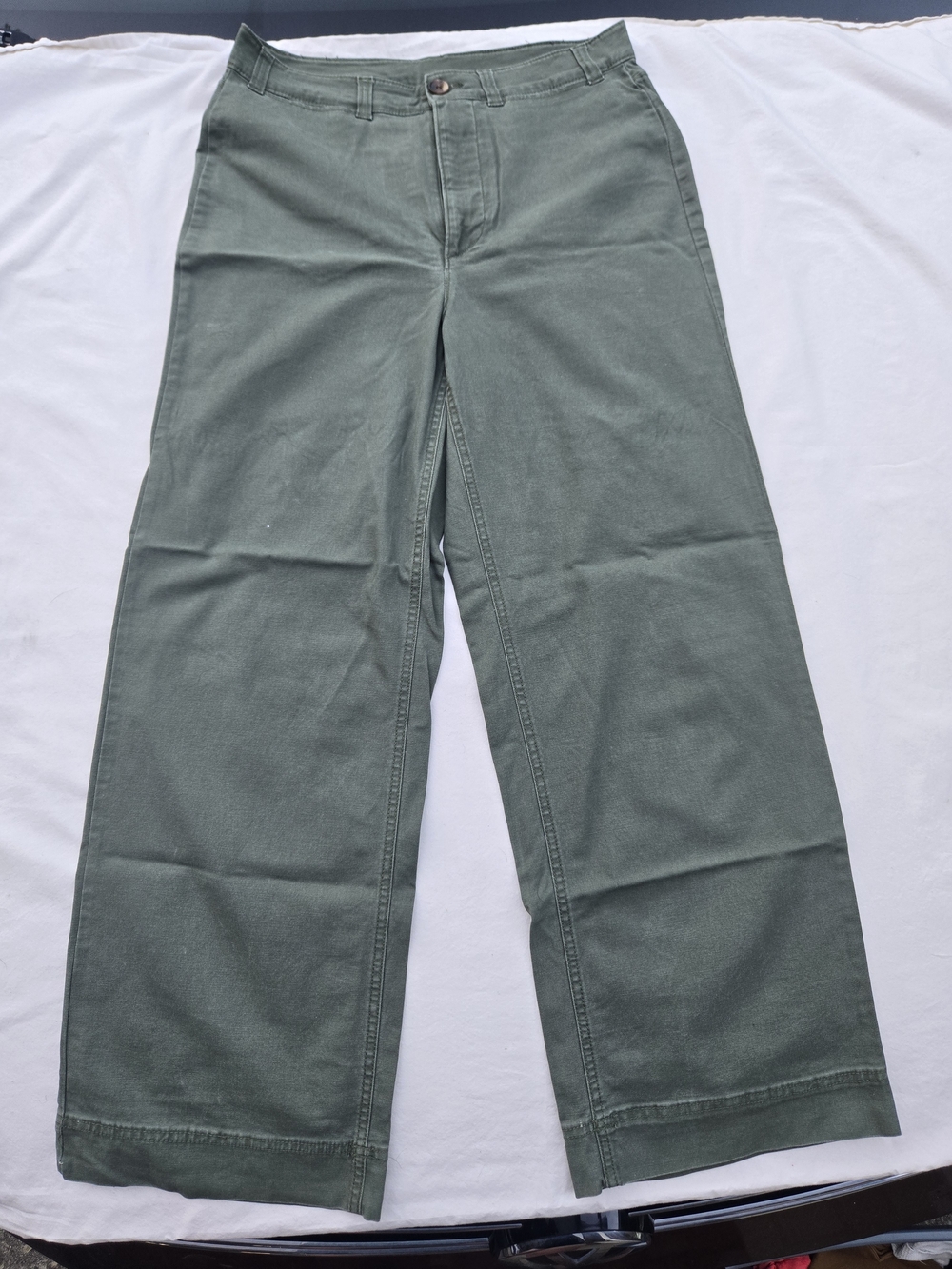 Old Navy Wide-Leg Pants in Olive Green